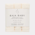 Baja Baby Bamboo/Cotton Wash Cloths 3 Pack | Off White | Pip + Phee