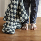 Turbulence & Baby's Breath Check Print Toddler Blanket