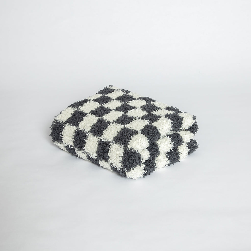 Turbulence & Baby's Breath Check Print Toddler Blanket
