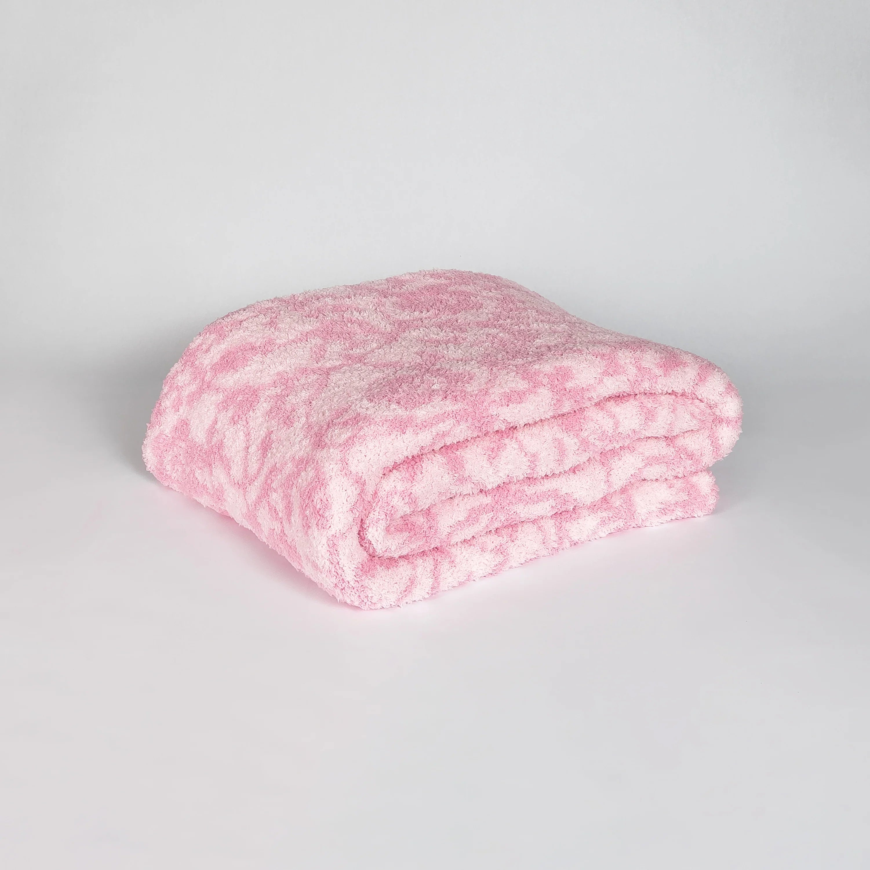 Cotton Candy Fairy Garden Print Extended Throw