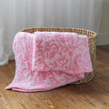 Cotton Candy Fairy Garden Print Extended Throw