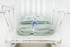 Desert Sage Solid Double Layered Print Toddler Blanket