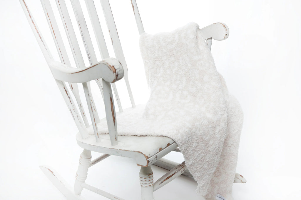 Blush & Off White Leopard 2.0 Print Toddler Blanket