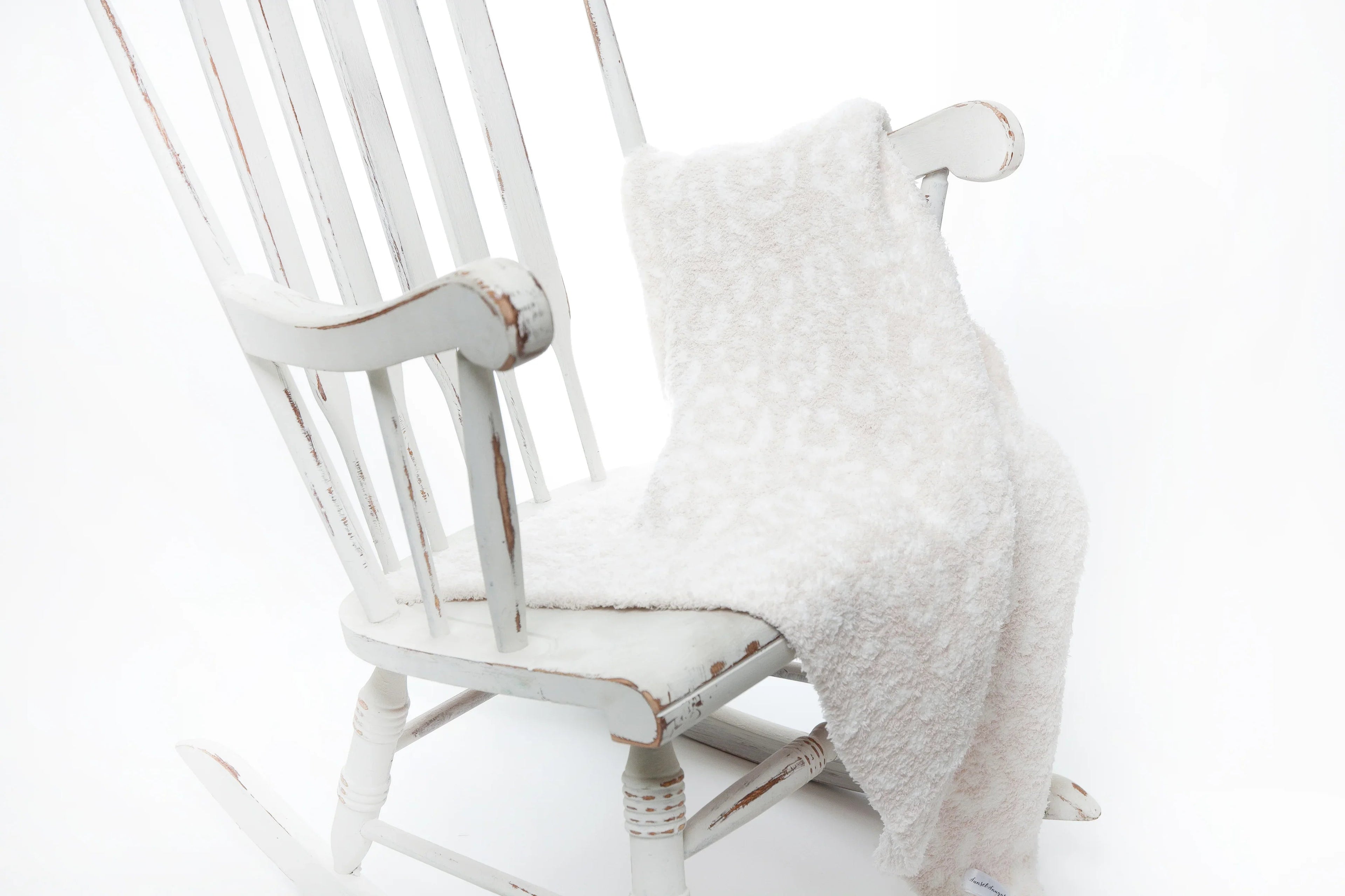 Blush & Off White Leopard 2.0 Print Toddler Blanket