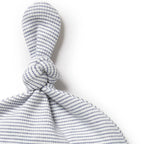 Organic Stripe Rib Knot Hat | Rain Drop | Wilson + Frenchy