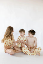 Kids Teddy Bear Long Sleeve Pajama Shirt