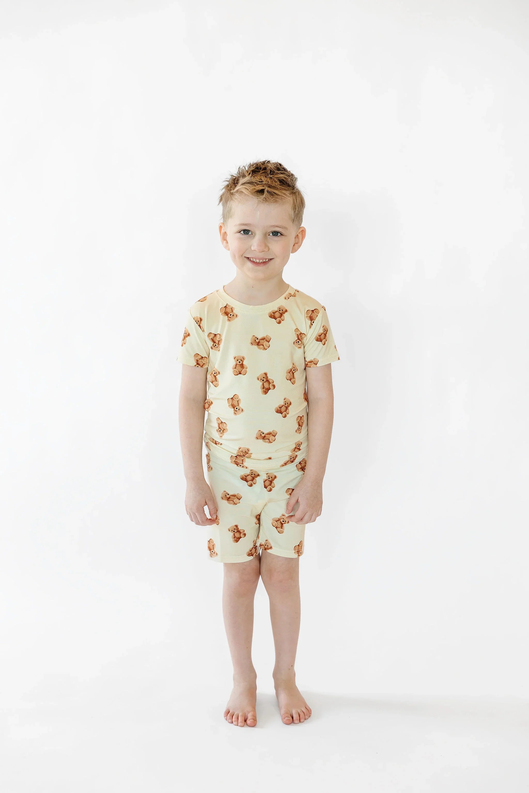 Kids Teddy Bear Long Sleeve Pajama Shirt